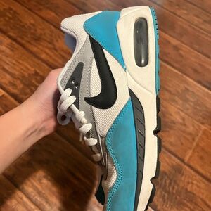 Nike White Sneakers with Black Accents